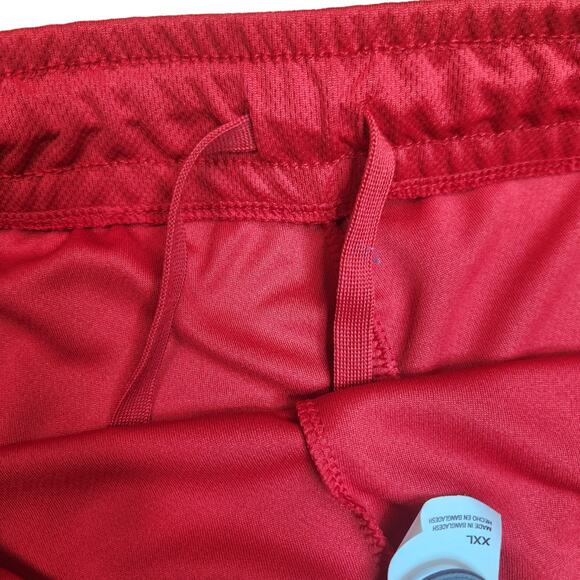 All In Motion Mens XXL Moisture Wicking Quick Dry Red Mesh Shorts Drawstring NWT - Picture 2 of 12
